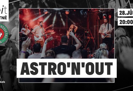 Grupas Astro’n’out koncerts